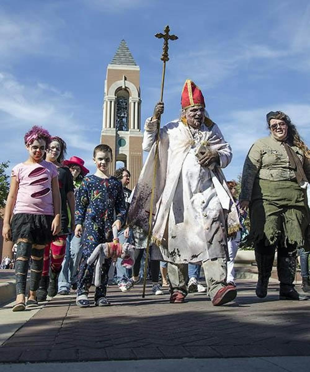 <p>This year's Zombie Walk will also include the Village</p>