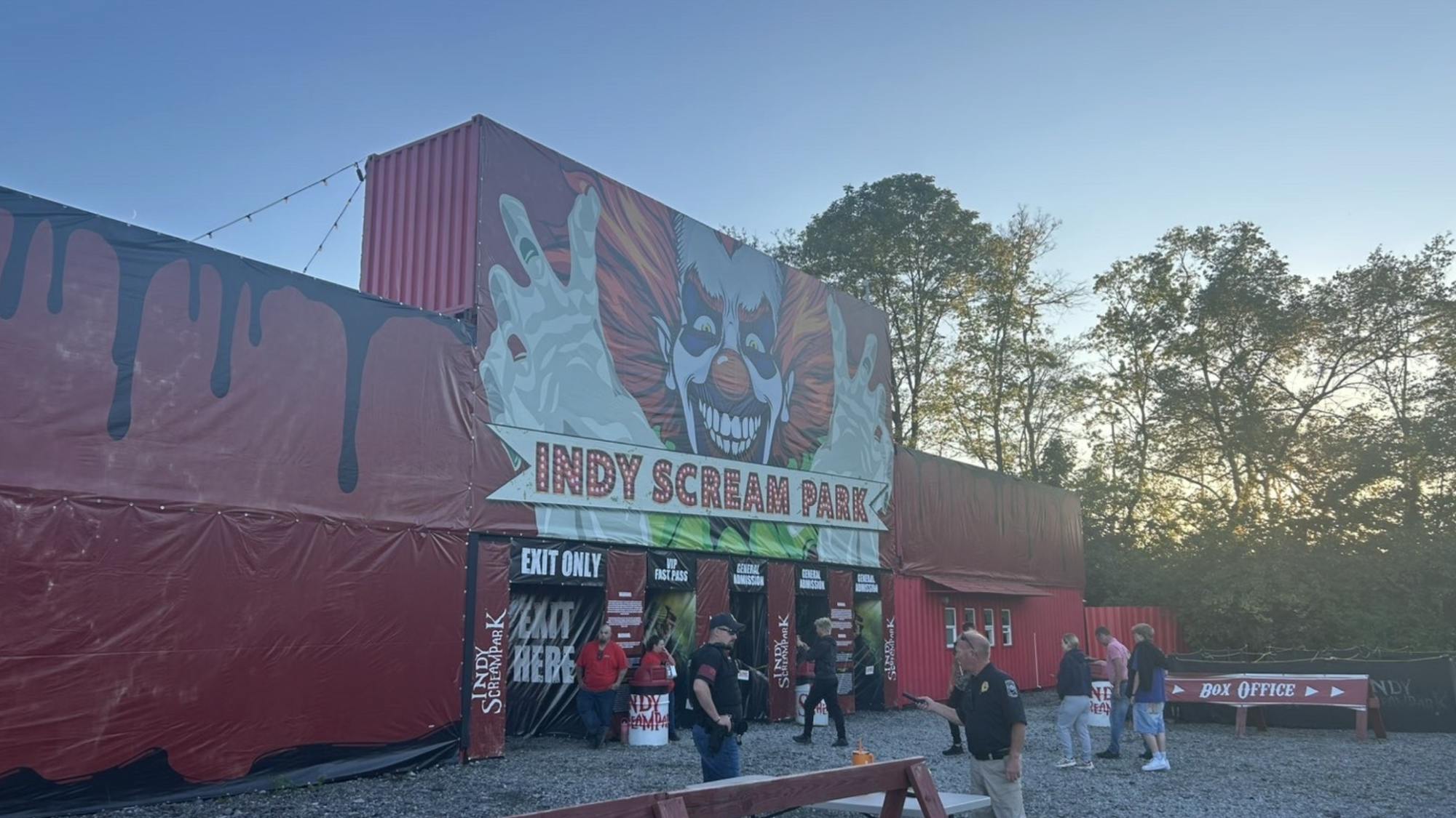 Guests walking up to the doors of Indy Scream Park. Open from now until Nov. 8.

Amelia Winter, NewsLink Indiana