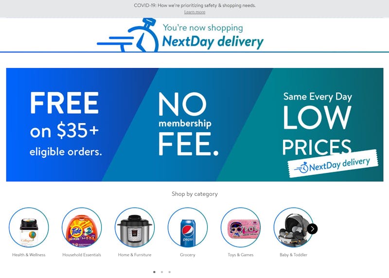Walmart Next-Day Delivery