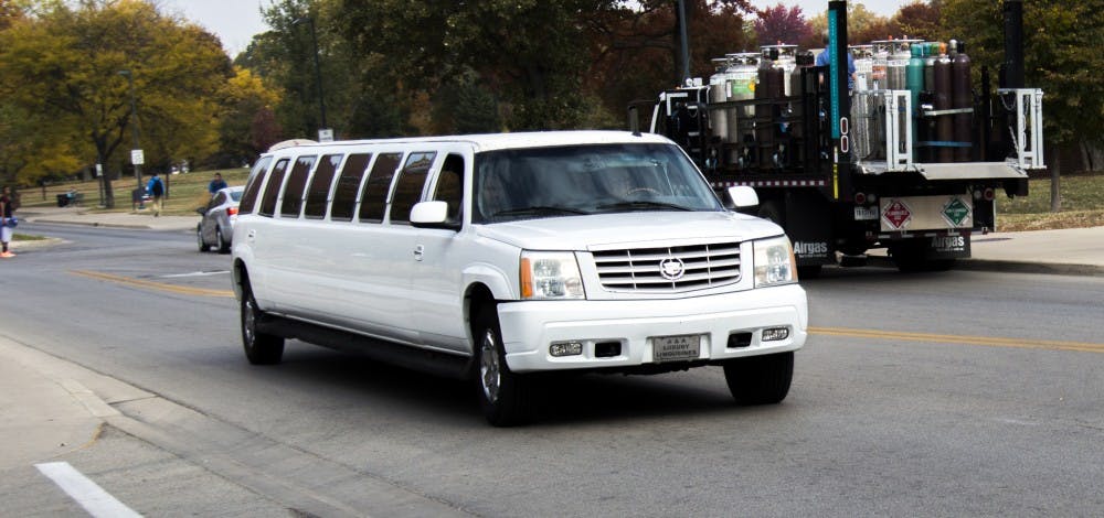 The Grove provides a transportation service for students to get to and from classes without having to drive themselves with a limo.&nbsp;DN PHOTO TERENCE LIGHTNING