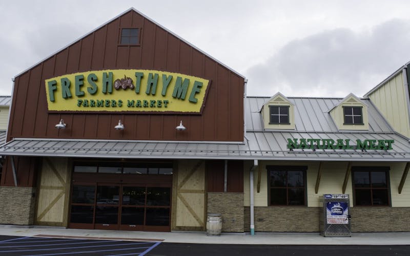 Fresh Thyme, an organic farmers market, is opening on May 17 which is located on West McGalliard road, next door to Chick-fil-A. Stephanie Amador, DN