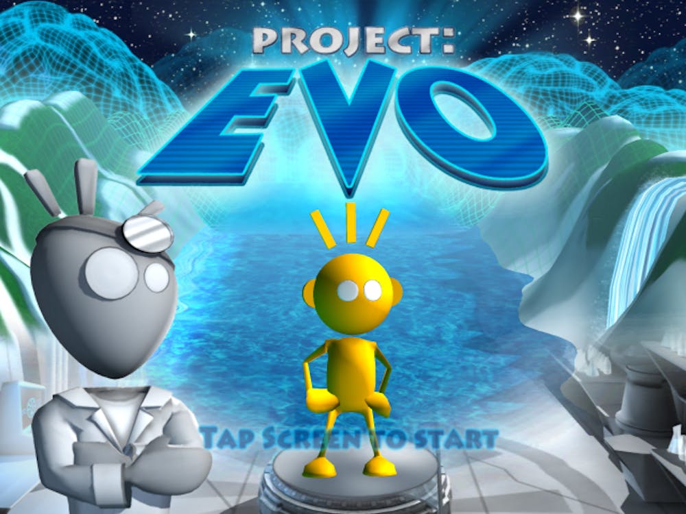 The game, known as Project: EVO, makes players explore a virtual world and select certain items, while avoiding other objects.