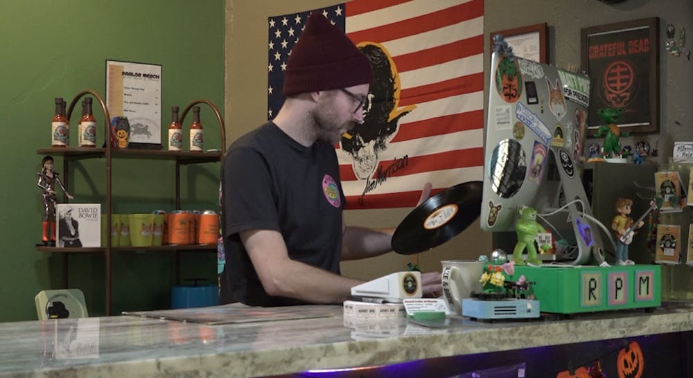 <p><em>Owner Derrick McNelly check records for damages just before selling them.</em></p><p><br></p><p><br></p>