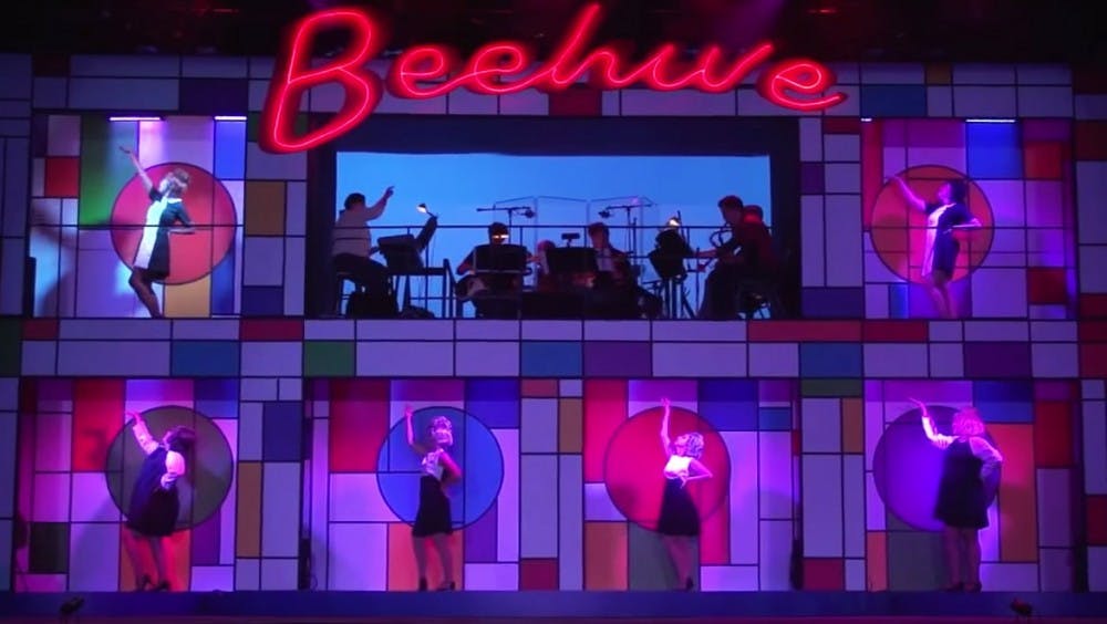 <p>John R. Emens Auditorium will show “Beehive: The 60’s Musical” on Tuesday at 7:30 p.m. The show, which requires 43 wigs and 25 cans of hairspray, is a musical-documentary of the 1960s and features the music of iconic female artists from the decade. <em>Williams Street Repertory YouTube video // Photo Courtesy</em></p>