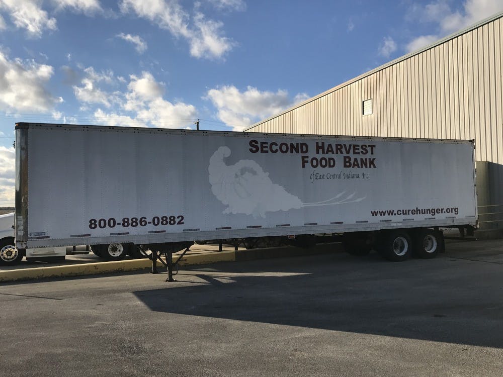 <p>Second Harvest Food Bank will provide a Thanksgiving meal Nov. 29. It is located on the northeast side of Muncie. <strong>Trevor Weldy,DN.</strong></p>