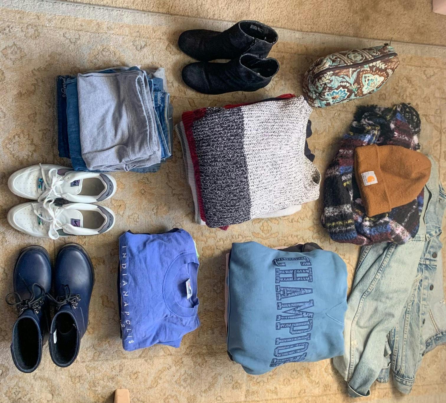 To make sure you bring all your belongings back with you to campus in January 2021, try out these tips, such as rolling your clothes and making a list. Sophie Nulph, DN