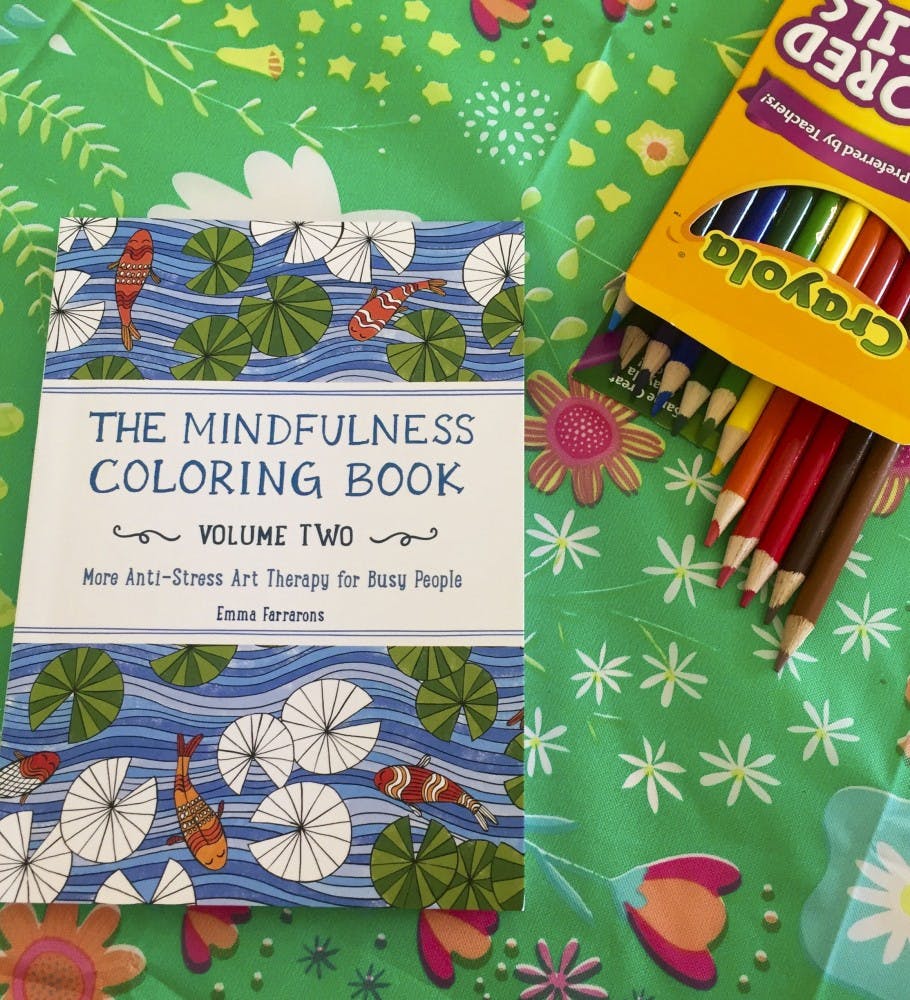 Adult coloring books have seen an increase in sales in the last two years even though they have existed since the 1960s. The books are a form of stress&nbsp;relief&nbsp;and relaxation for students especially.&nbsp;DN PHOTO SAMANTHA BRAMMER