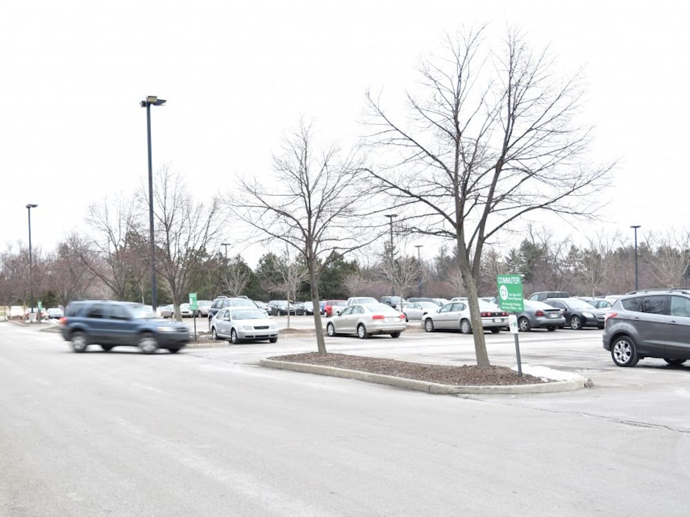 Several parking lots on Ball State's campus will receive repairs beginning at the end of May and continuing into the middle part of July.&nbsp;STEPHANIE AMADOR // DN FILE