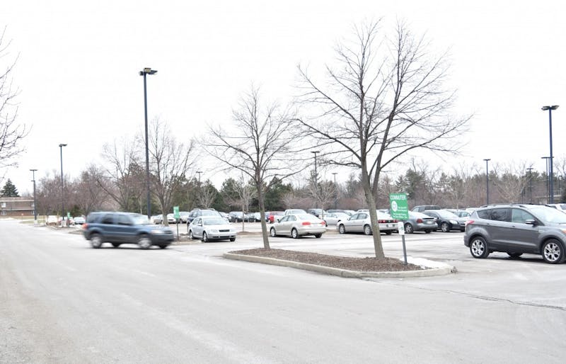 Several parking lots on Ball State's campus will receive repairs beginning at the end of May and continuing into the middle part of July.&nbsp;STEPHANIE AMADOR // DN FILE