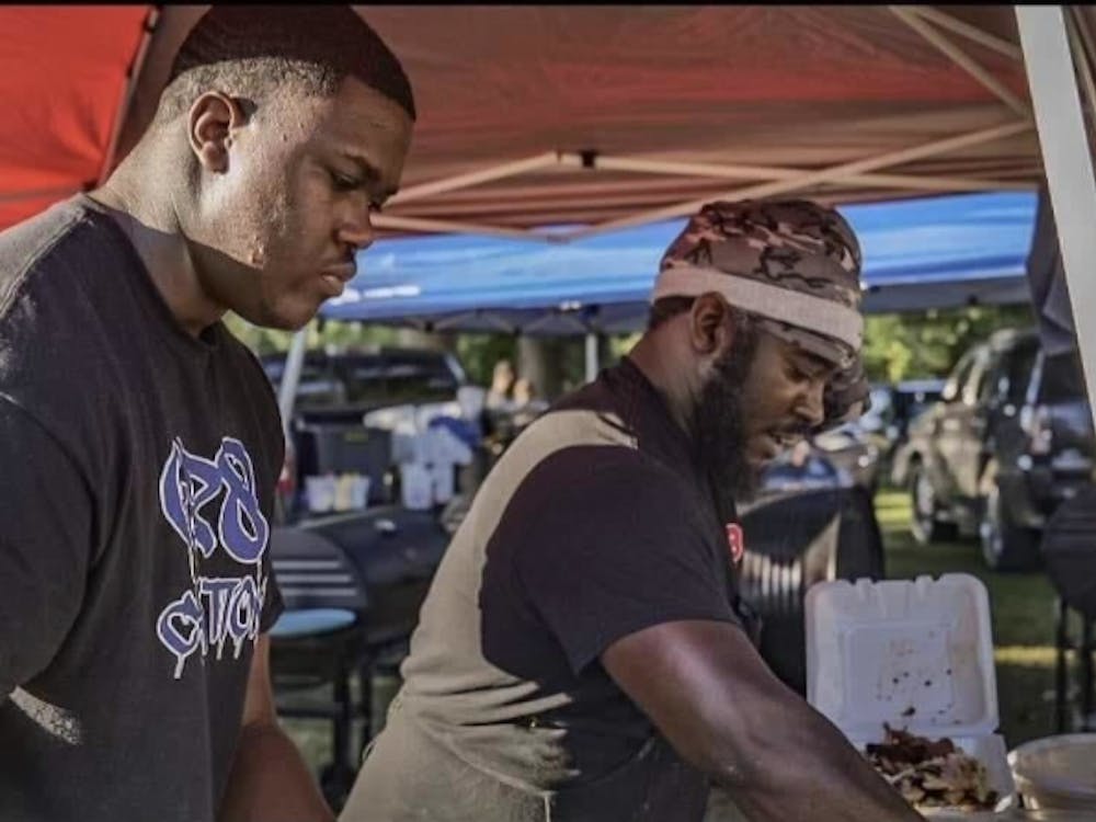 GR8 Creations owner Rece Barnes started his business with grilling corn, but has since expanded to include meat dishes and grilled potatoes. He has plans to add grilled vegetables this summer. Rece Barnes, Photo Provided