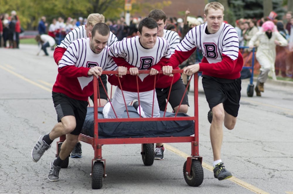 <p>It's homecoming week at Ball State. Bed races will take place on Friday, Oct. 2 at noon. DN FILE PHOTO SAMANTHA BLANKENSHIP</p>