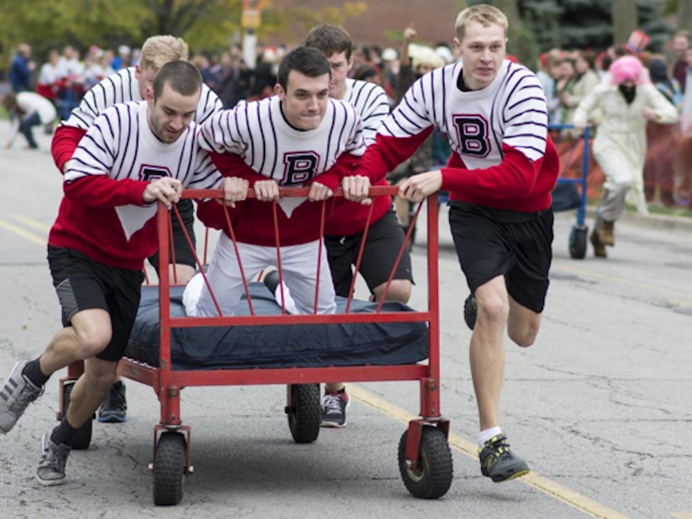 It's homecoming week at Ball State. Bed races will take place on Friday, Oct. 2 at noon. DN FILE PHOTO SAMANTHA BLANKENSHIP