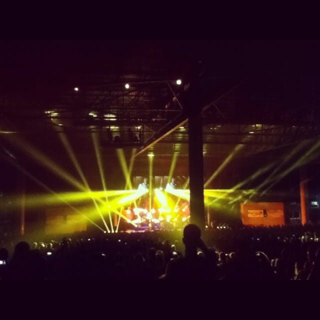 Freshman telecommunications major Christiana Wilkerson took a photo at a Mumford & Sons concert with her cellphone. Wilkerson likes to take photos of concerts to relive moments. PHOTO PROVIDED BY CHRISTIANA WILKERSON