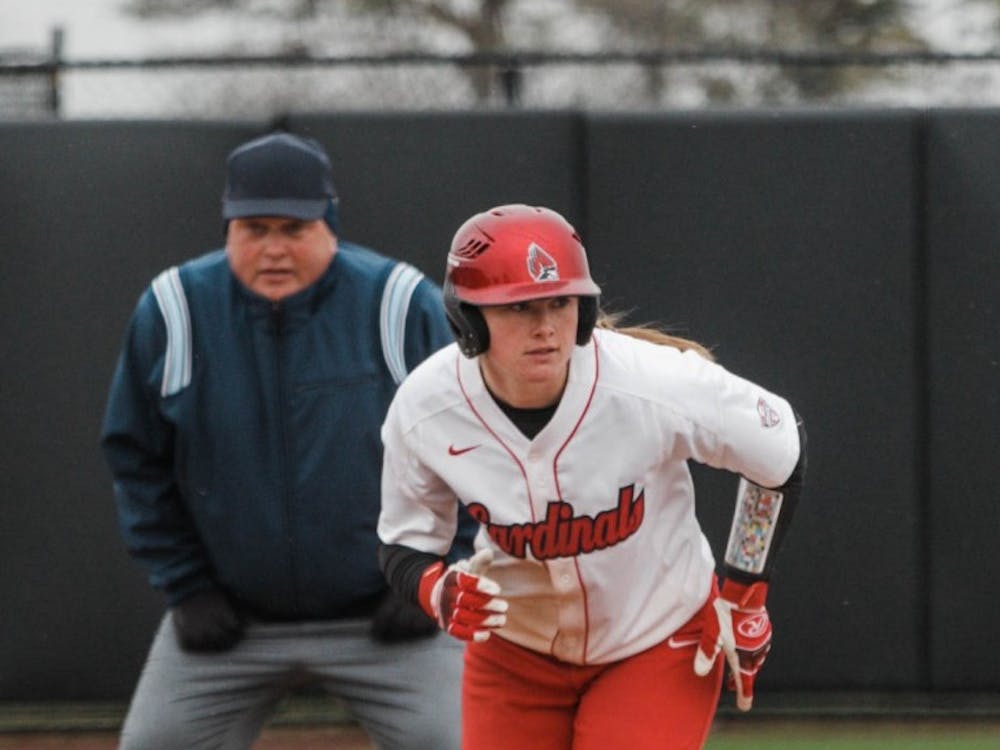 Ball State's softball team competed in a doubleheader against Kent State at the Softball Fields in First Merchants Ballpark Complex. The Cardinals lost the first game 2-5 and won the second game 15-7. 