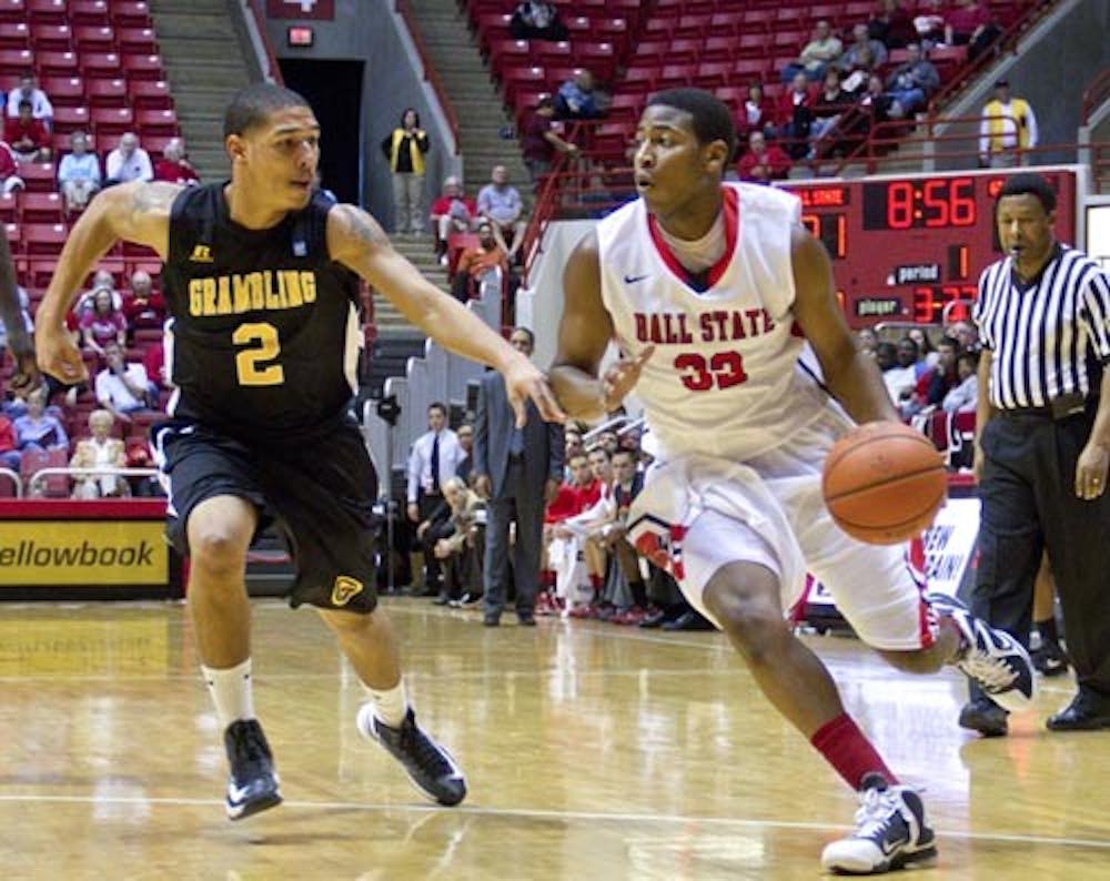 Guard Jesse Berry runs down the court during the game against Grambling State Nov. 11, 2012. The Cardinals won 60 to 58 against Eastern Michigan. DN FILE PHOTO EMMA FLYNN