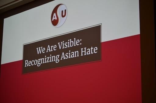 The Asian Student Union hosted &quot;We Are Visible: Recognizing Asian Hate&quot; in the Teachers College March 22, 2021. Attendees discussed ways to confront and cope with Asian hate crimes. Evan Weaver, DN