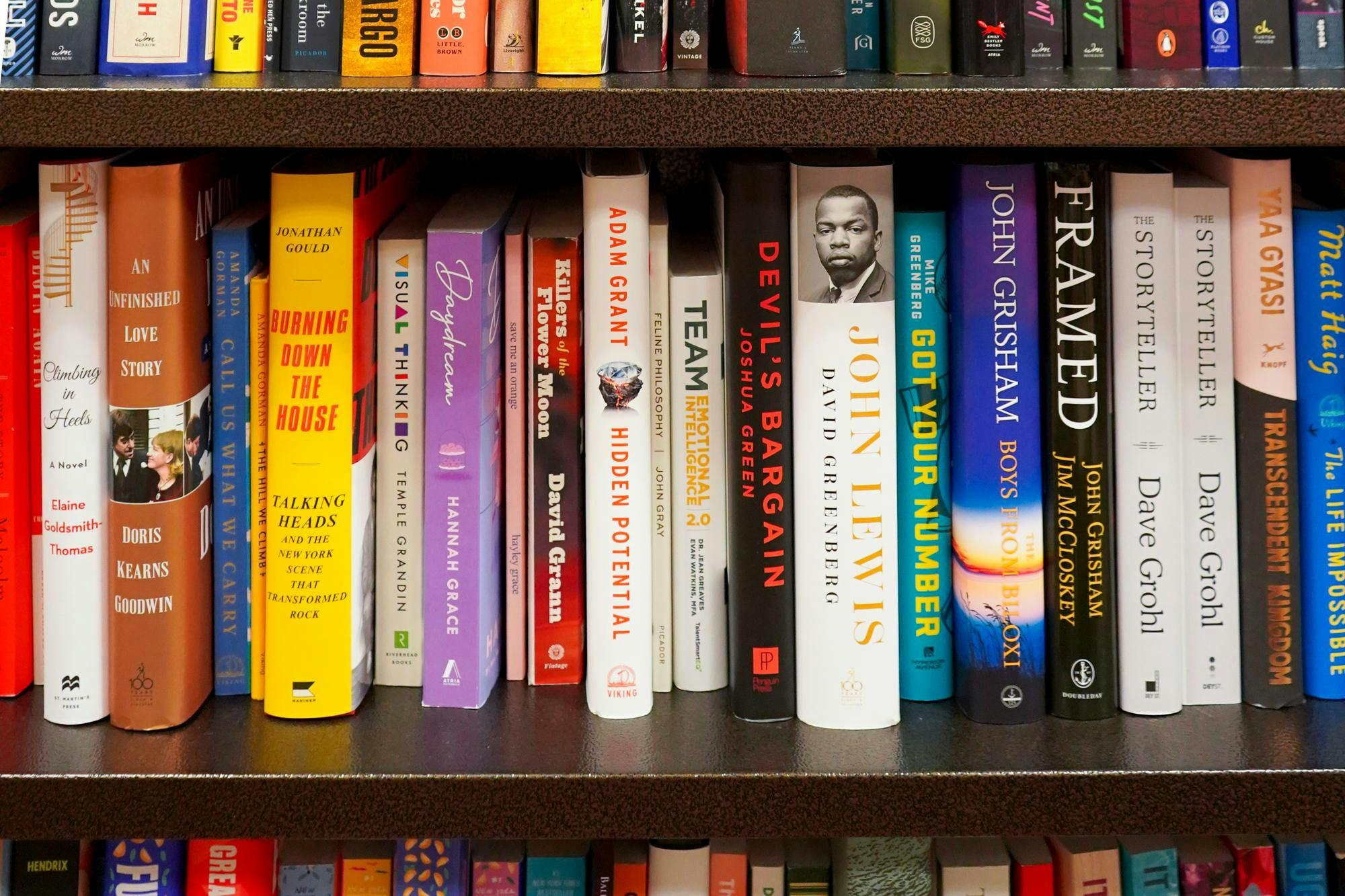 Books sit on the shelves Aug. 18 in the Ball State Bookstore. The Textbook Affordability at Ball State program started in 2023. Isabella Kemper, DN