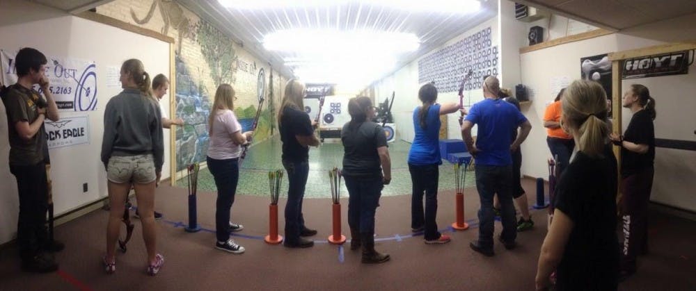 <p>The Archery Club at Ball State is a new club this spring. Carlas Bogue, a sophomore entrepreneurial management major, is the president and founder of the club after being competitive in archery since 2008.<em> PHOTO PROVIDED BY CARLAS BOGUE</em></p>