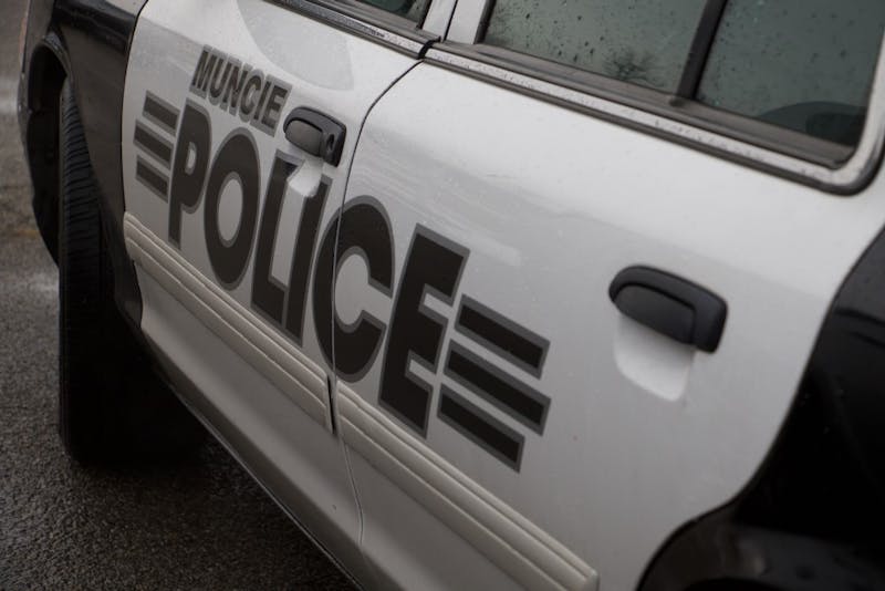 A Muncie Police Department (MPD) vehicle sits dormant August 2019. Mara Semon, DN File