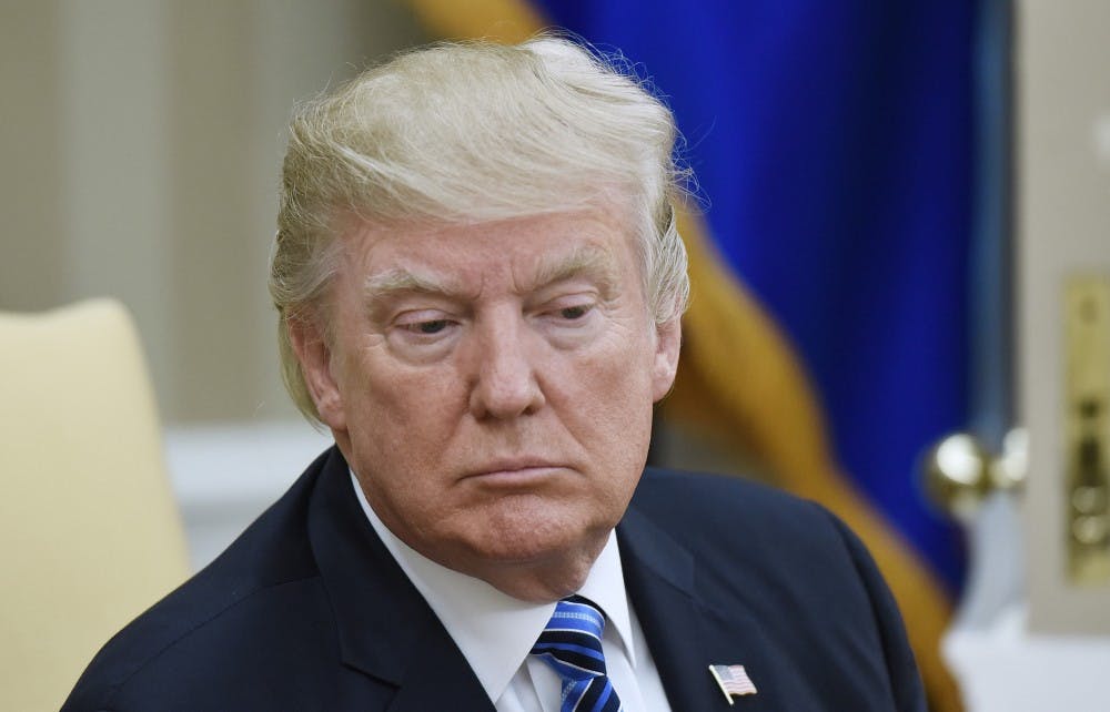 President Donald Trump in the Oval Office of the White House in Washington, D.C., on June 30, 2017. (Olivier Douliery/Abaca Press/TNS)