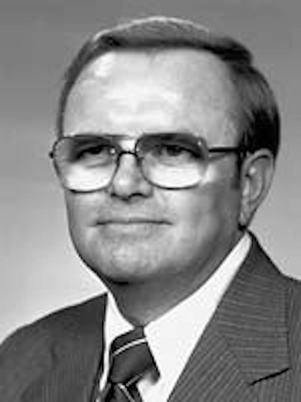 <p>Jerry Anderson served as the ninth president of Ball State from 1979-81. He received a formal recommendation from then-Board of Trustees president Alexander Bracken. <strong>Ball State University, Photo Provided</strong></p>