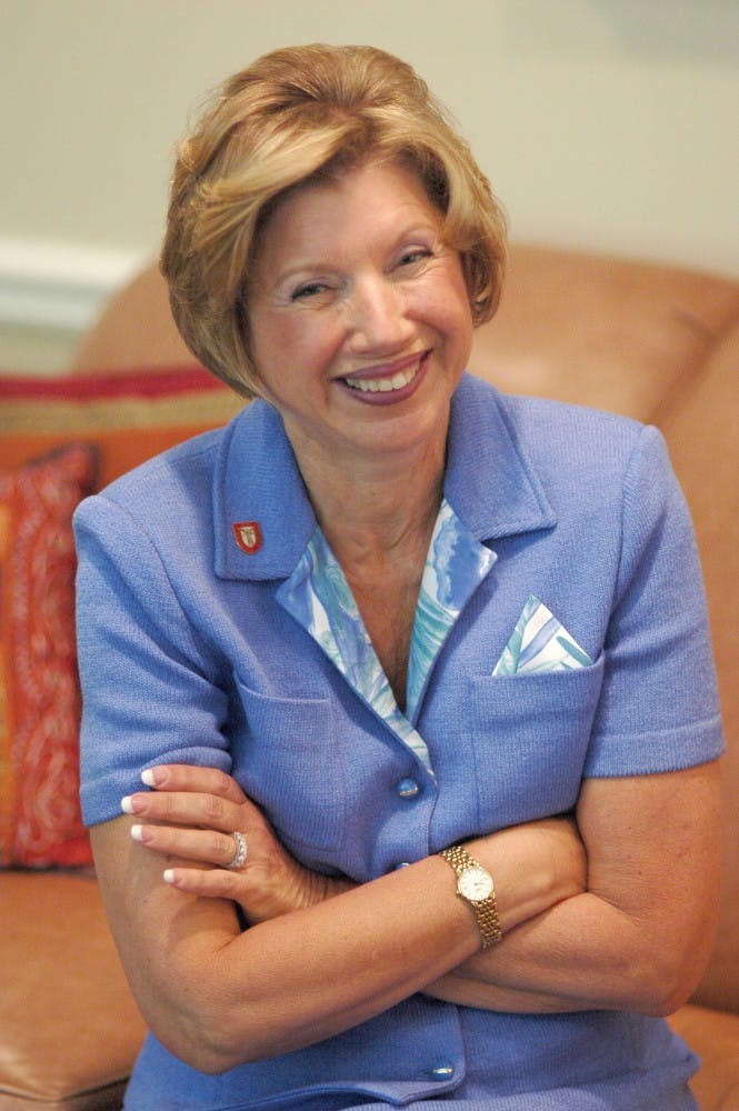 Ball State President Jo Ann Gora, one of the university