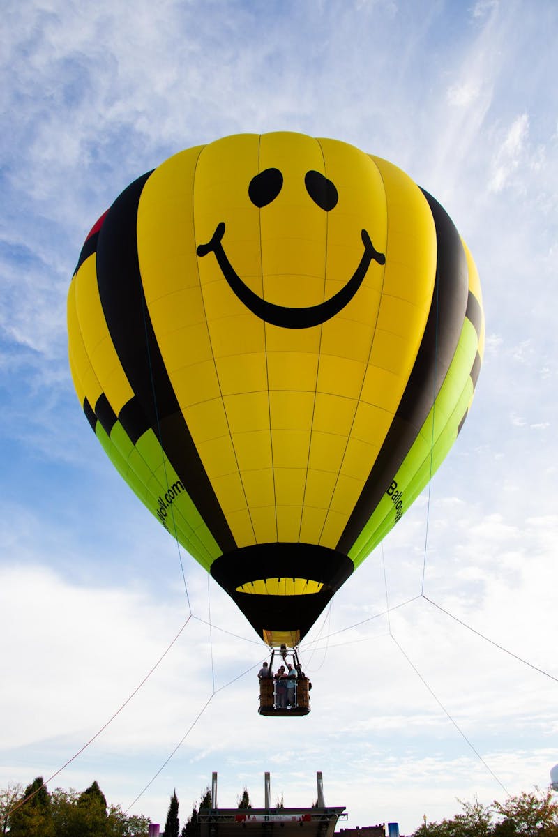 A hot air ballon taking flight during the Fire Up Festival Sept. 21 downtown Muncie. Ryan Fleek, DN