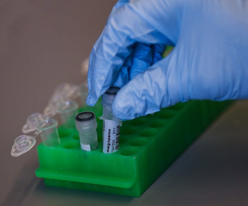 The Indiana legislation passed SEA 322 in 2017, which requires every felon arrest to submit a DNA sample to the State Police Laboratory. The DNA samples are sent through a database in the Indiana State Police laboratory in Indianapolis, which helps identify any connections with other samples within the database. TNS PHOTO