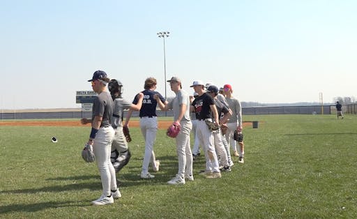 Delta boys baseball players rally after pre-season practice