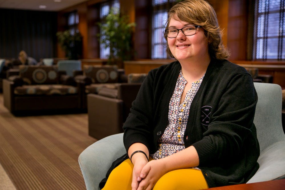 Kayls Keeling, a resident assistant and junior creative writing major, is currently working on a documentary that will feature the stories of different Ball State community members who have struggled with mental health. Keesling hopes to complete the documentary by late April. Kaiti Sullivan, DN