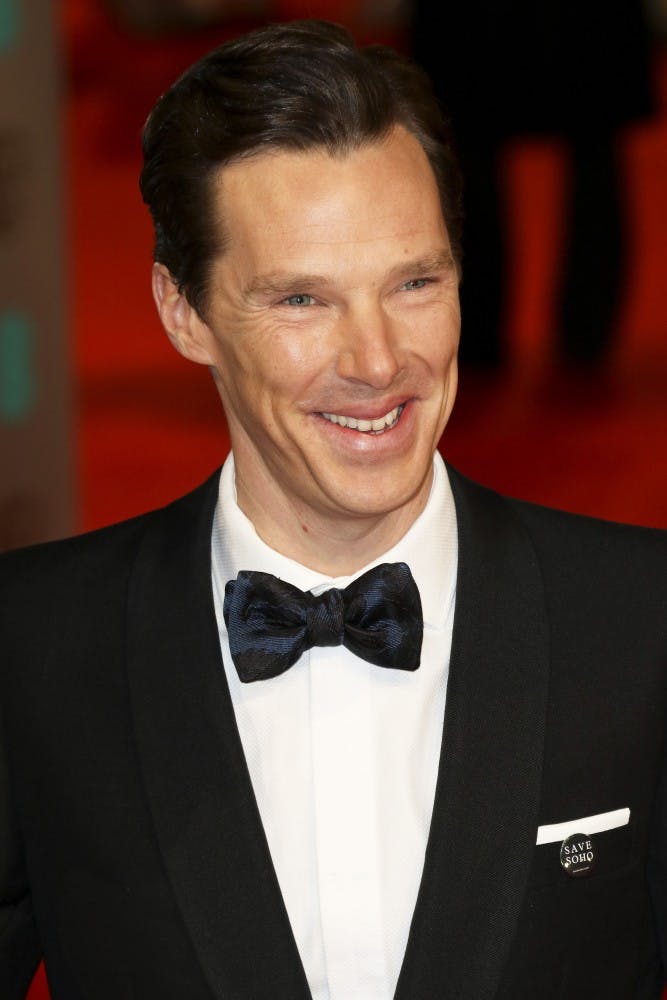 Benedict Cumberbatch attends the EE British Academy Film Awards (BAFTAs) at the Royal Opera House in London on Feb. 8, 2015. (Richard Goldschmidt/London News Pictures/Zuma Press/TNS)