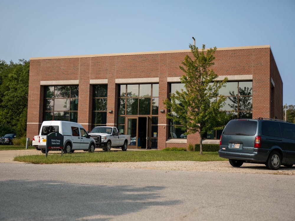 The District Energy Station North sits near the Botsford/Swinford dormitory Sept. 15, 2020. The Ball State University Geothermal Project received $5 Million funding from the US Department of Energy, said Jackie Davis, director for Sponsored Projects Development. Jaden Whiteman, DN