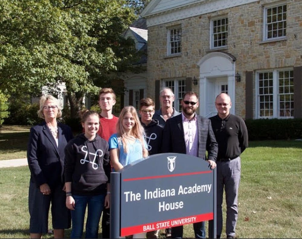 <p>David Williams travelled to Germany and began creating a foreign exchange program. Williams is the former academic director at the Indiana Academy for Science, Mathematics and Humanities. Indiana Academy House, Photo Courtesy</p>