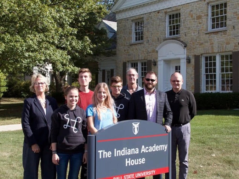 David Williams travelled to Germany and began creating a foreign exchange program. Williams is the former academic director at the Indiana Academy for Science, Mathematics and Humanities. Indiana Academy House, Photo Courtesy