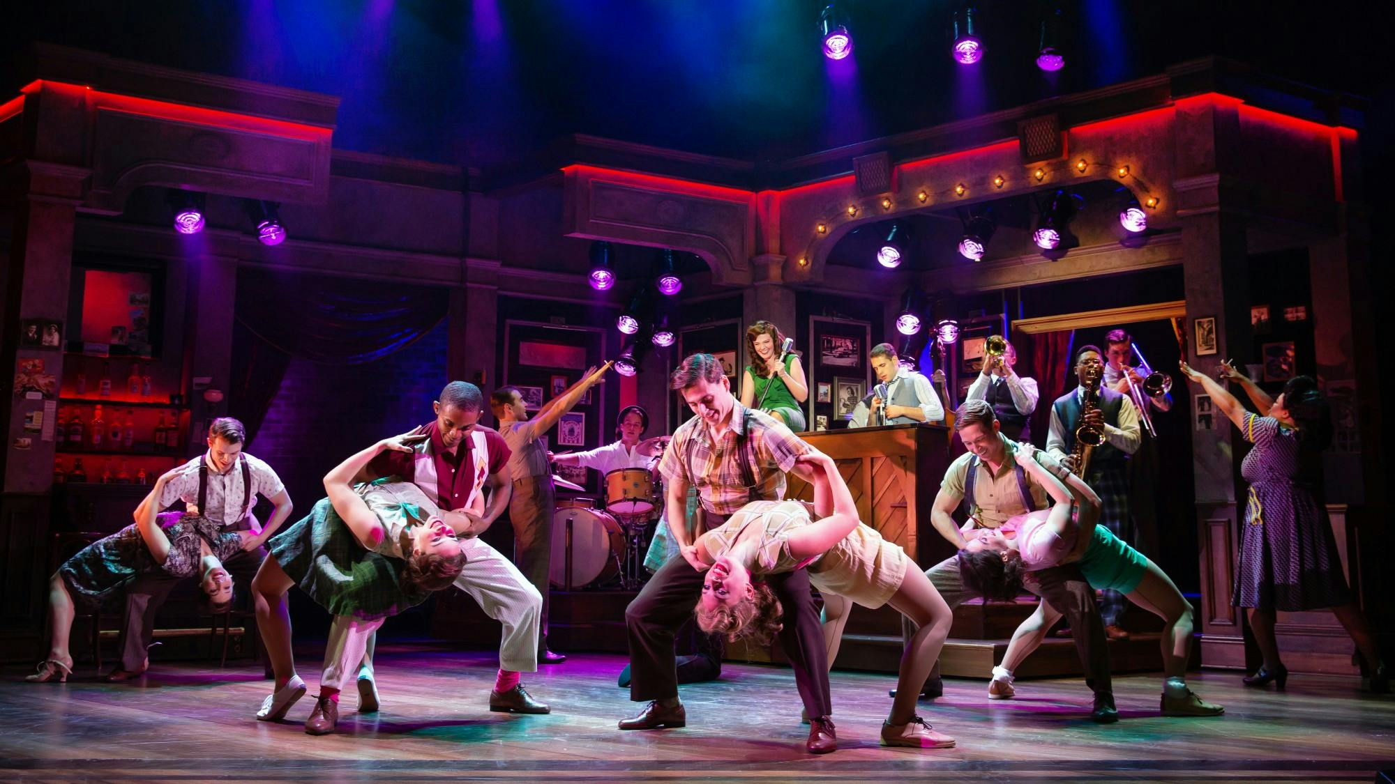 The ensemble cast of "Bandstand" performs a dance number to music from the "Donny Nova Band." The musical won a Tony Award for "Best Choreography" in 2017. Jeremy Daniel, Photo Courtesy