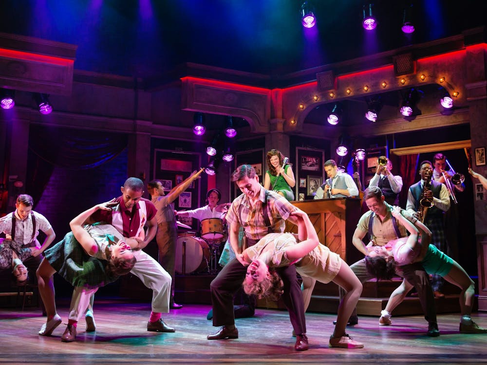 The ensemble cast of "Bandstand" performs a dance number to music from the "Donny Nova Band." The musical won a Tony Award for "Best Choreography" in 2017. Jeremy Daniel, Photo Courtesy