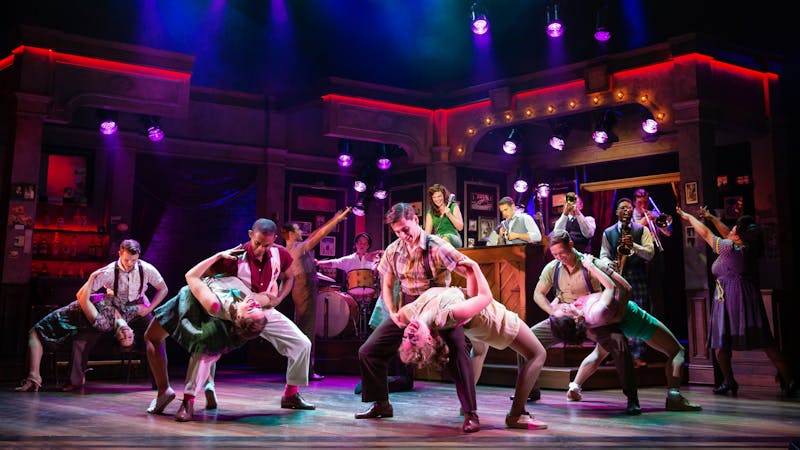 The ensemble cast of "Bandstand" performs a dance number to music from the "Donny Nova Band." The musical won a Tony Award for "Best Choreography" in 2017. Jeremy Daniel, Photo Courtesy