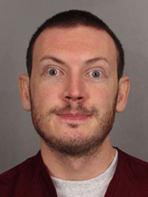 James Holmes, the man accused of murdering 12 people in a shooting during a showing of “The Dark Knight Rises” on July 20, 2012, in Aurora, Colo., appeared in court for the first time for his hearings. PHOTO COURTESY OF ARAPAHOE COUNTY SHERIFF’S OFFICE