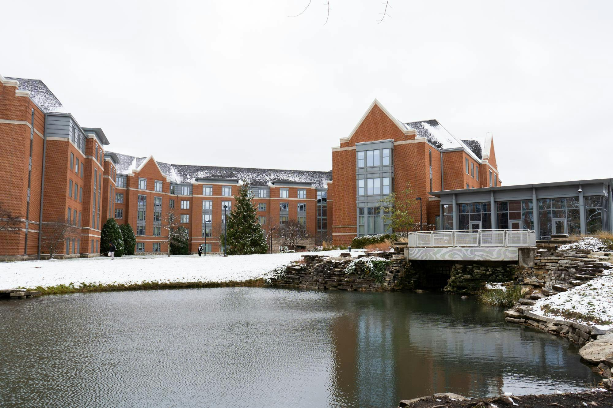 Park Hall after the first snowfall Nov. 21 at Ball State University. Isabella Kemper, DN