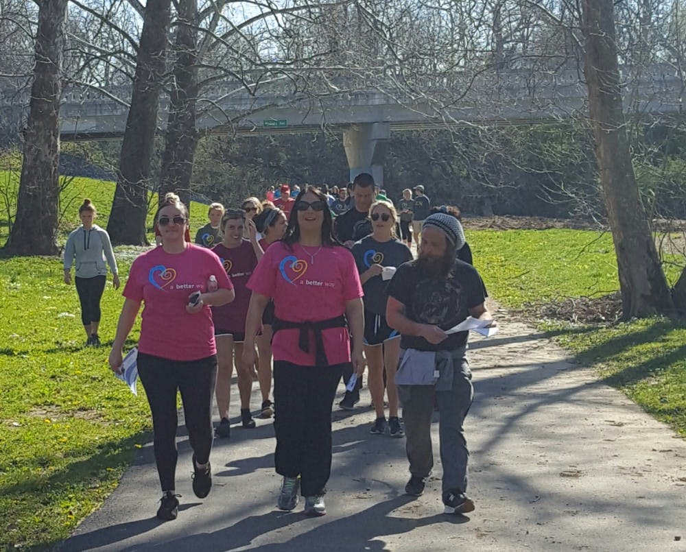 <p>A Better Way hosted it's annual&nbsp;Peace Walk to raise awareness about bringing peace to the community on April 16. DN PHOTO SARA BARKER</p>