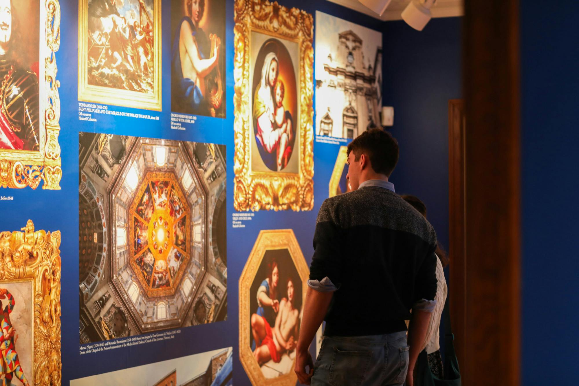 Patrons admire the new Beyond the House of Medici exhibition March 28 at the David Owsley Art Museum. Andrew Berger, DN