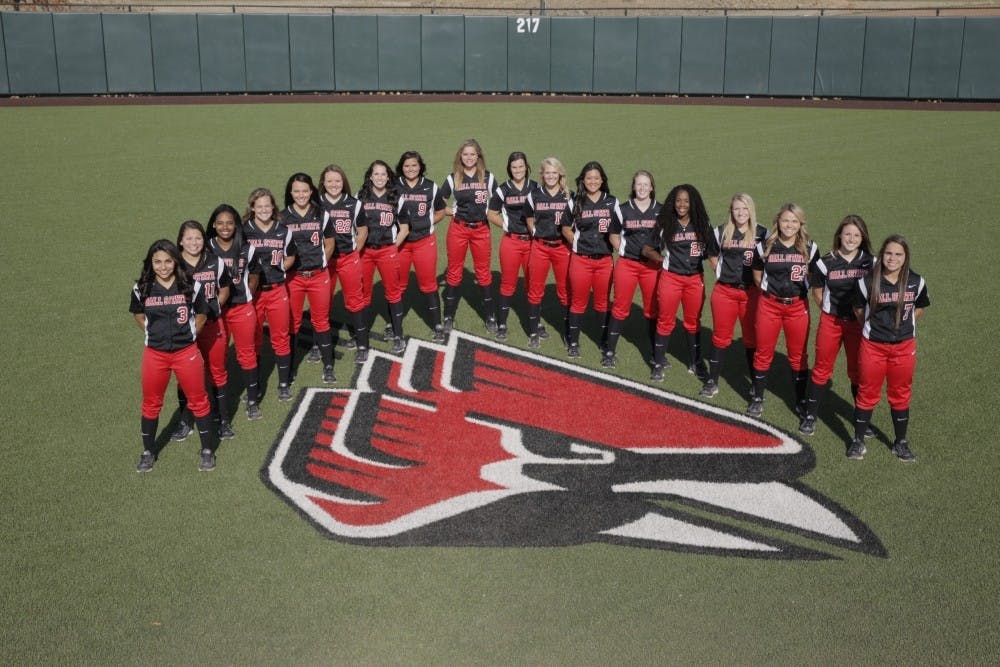 Ball State women's softball travels to Eastern Michigan this weekend for a three game series. PHOTO PROVIDED BY BALL STATE ATHLETICS