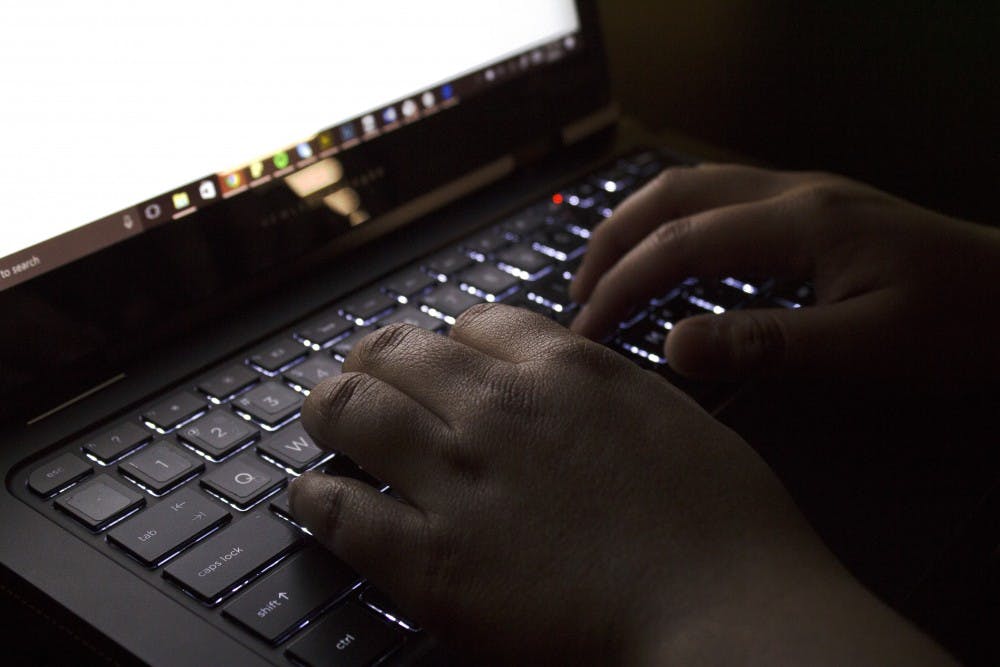 Ball State has more than 36,000 stolen or fake emails listed and is the 69th most common email domain&nbsp;on the dark web,&nbsp;according to the Digital Citizens Alliance’s 2017 study. There are over&nbsp;13 million higher education emails floating around&nbsp;the dark web, with Indiana University ranked 12th and Purdue University ranked 11th. Grace Ramey // DN&nbsp;Photo Illustration