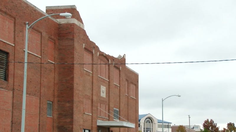 Muncie Fieldhouse damaged