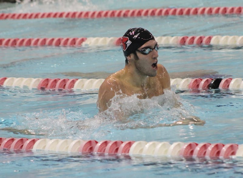 Ball State's men's swim and dive team will compete against Notre Dame for the Cardinal's final home meet&nbsp;on Feb. 3. This meet is also the seniors last home meet at Lewellen Aquatic Center. Patrick Murphy // DN File