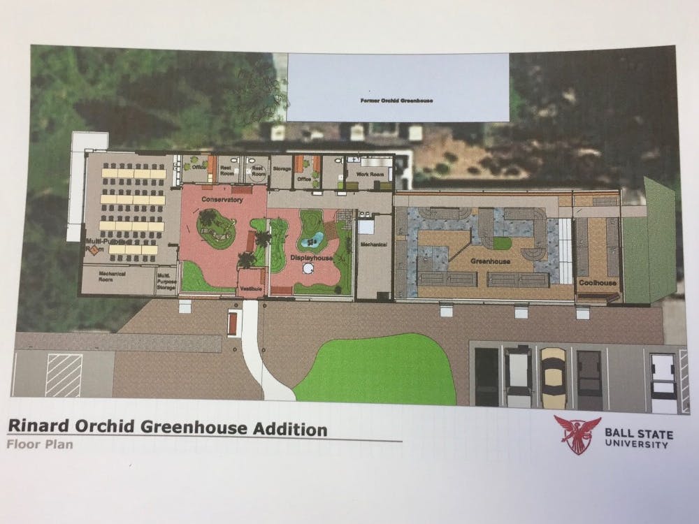 The Rinard Orchid Greenhouse is working to raise support to expand. Expansions will add a multipurpose room and double the size of the conservatory. Cheryl LeBlanc, Photo Provided