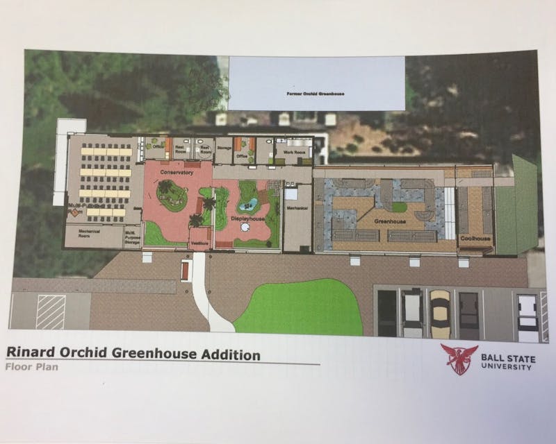 The Rinard Orchid Greenhouse is working to raise support to expand. Expansions will add a multipurpose room and double the size of the conservatory. Cheryl LeBlanc, Photo Provided