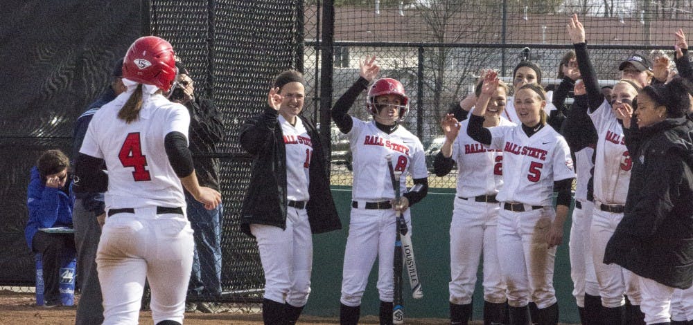 The Ball State softball team faced IPFW at home on March 18 at the Softball Field at the First Merchants Ballpark Complex. Ball State beat the Mastadons 8-2. 