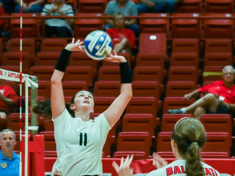 The Ball State women's volleyball team hosted the Ankle Challenge this weekend. Visiting schools included North Dakota State, Northern Iowa and Indiana University. The Cardinals won one of the three matches they played.