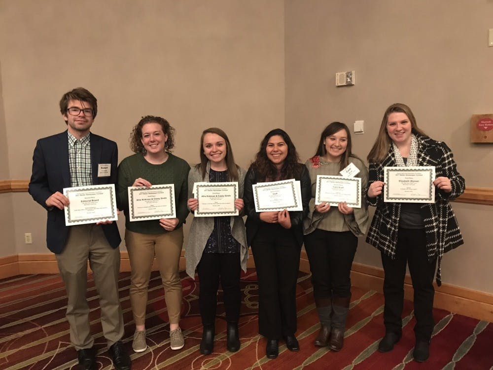 Daily News awarded at ICPA-HSPA College Division Contest